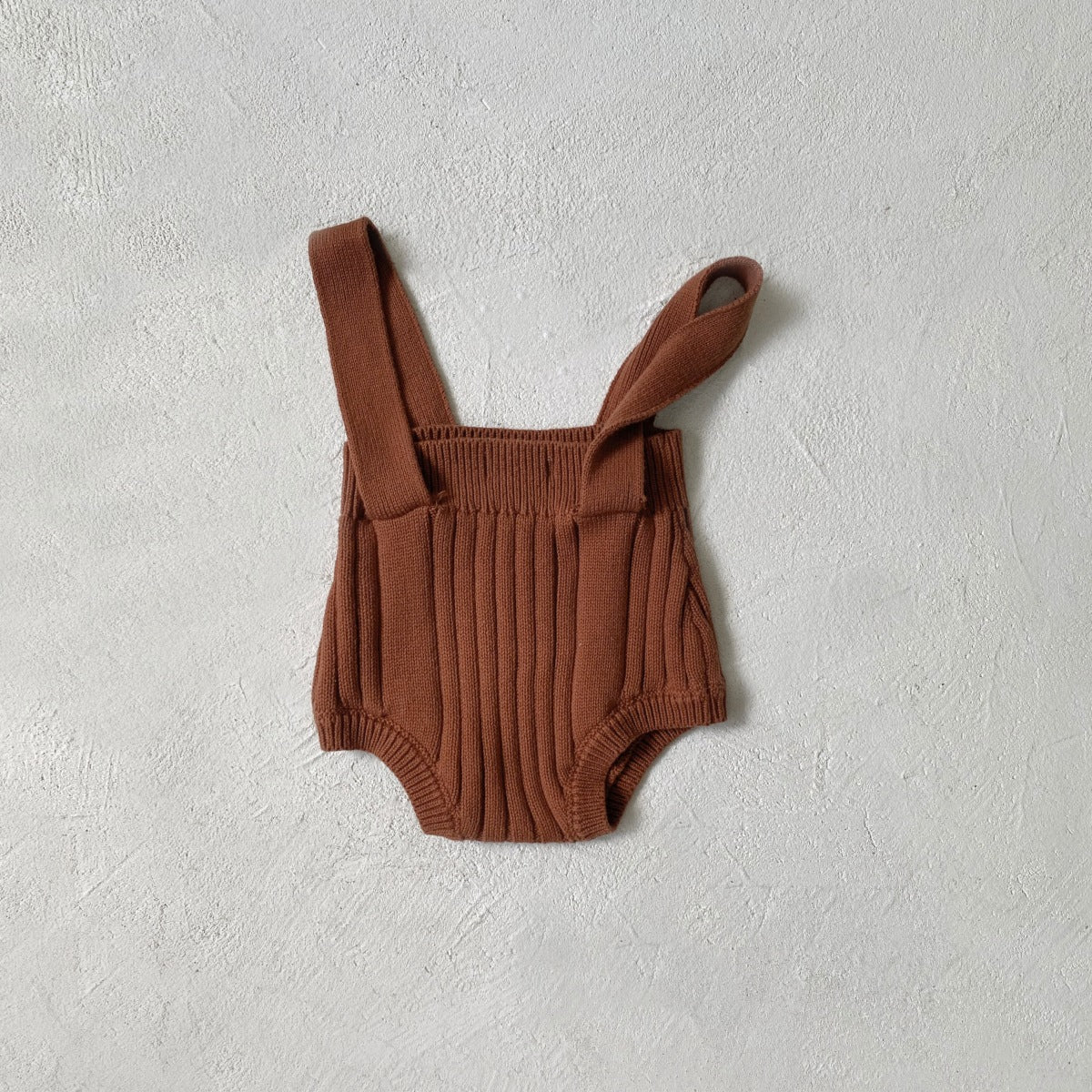 MyKids-USA® Baby Unisex Simple Solid Color Knitted Sleeveless Bodysuit