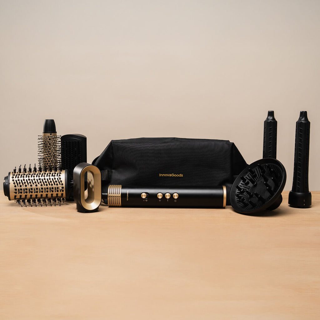 Ionic Multifunctional Air Dryer and Styler Brush with Coanda Technology and 7 Accessories Wavify InnovaGoods-4