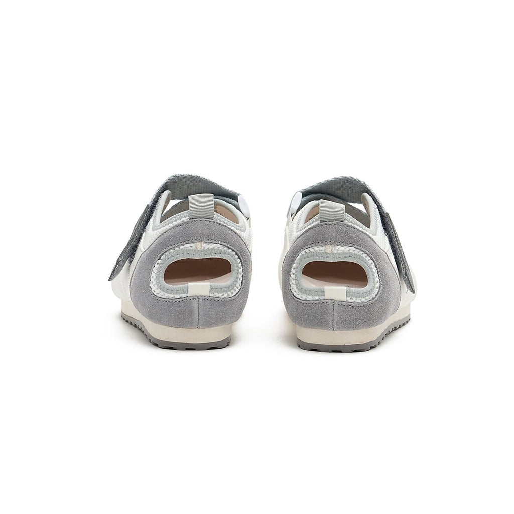 Women's Mesh Mary Jane Velcro Flats – Puff Toe Sport Shoes
